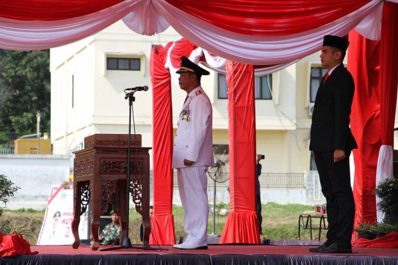 Memperingati HUT RI KE-74, Pemkab Tana Tidung Gelar Upacara Detik-Detik Proklamasi 